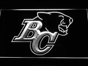 British Columbia Lions BC Logo LED Neon Sign - Legacy Edition