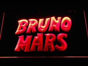 Bruno Mars LED Neon Sign