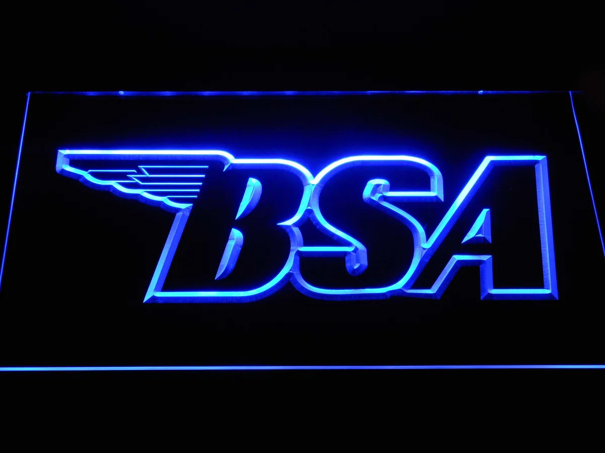 BSA Outline LED Neon Sign