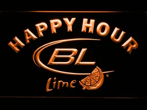 Bud Light Lime Happy Hour LED Neon Sign