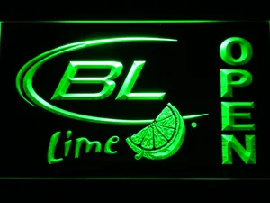 Bud Light Lime Open LED Neon Sign