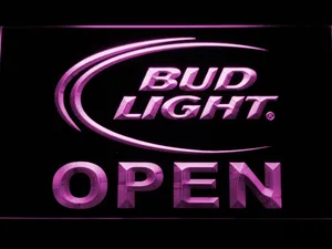 Bud Light Open LED Neon Sign