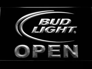 Bud Light Open LED Neon Sign