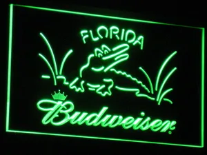 Budweiser Crocodile LED Neon Sign