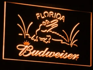 Budweiser Crocodile LED Neon Sign