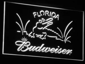 Budweiser Crocodile LED Neon Sign