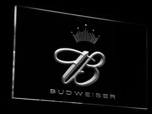 Budweiser Crowned B  LED Neon Sign