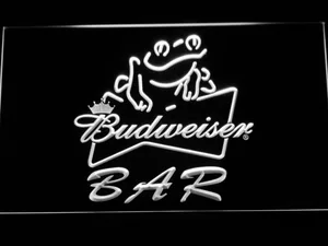 Budweiser Frog Bar LED Neon Sign