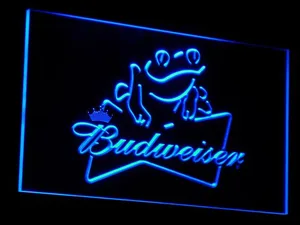 Budweiser Frog LED Neon Sign