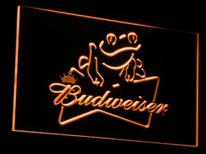 Budweiser Frog LED Neon Sign