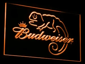 Budweiser Lizard LED Neon Sign