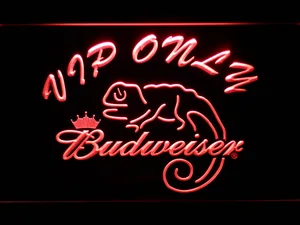 Budweiser Lizard VIP Only LED Neon Sign
