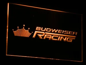 Budweiser Racing LED Neon Sign