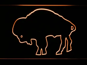 Buffalo Bills 1970-1973 Silhoutte Logo LED Neon Sign - Legacy Edition