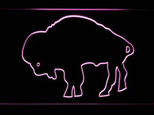 Buffalo Bills 1970-1973 Silhoutte Logo LED Neon Sign - Legacy Edition