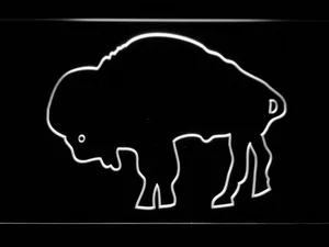 Buffalo Bills 1970-1973 Silhoutte Logo LED Neon Sign - Legacy Edition