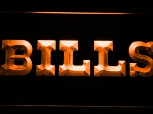 Buffalo Bills 1974-2010 Logo LED Neon Sign - Legacy Edition