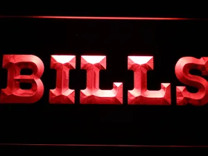 Buffalo Bills 1974-2010 Logo LED Neon Sign - Legacy Edition