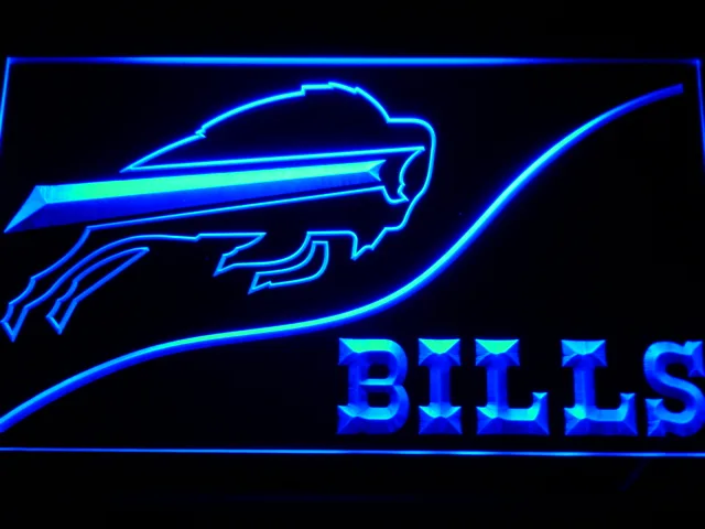 Buffalo Bills Split LED Neon Sign