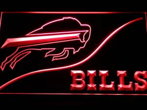 Buffalo Bills Split LED Neon Sign