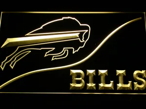 Buffalo Bills Split LED Neon Sign