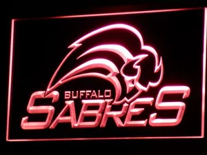 Buffalo Sabres Logo LED Neon Sign - Legacy Edition