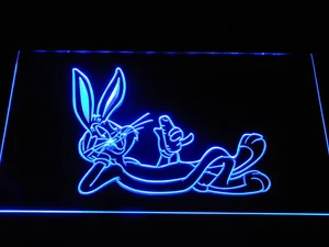 Bugs Bunny Lounging LED Neon Sign