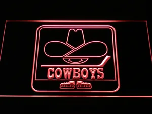 Calgary Cowboys LED Neon Sign - Legacy Edition