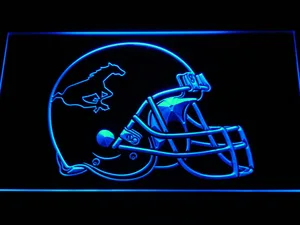 Calgary Stampeders Helmet LED Neon Sign