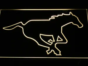 Calgary Stampeders Horse Outline LED Neon Sign
