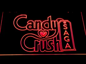 Candy Crush Saga LED Neon Sign