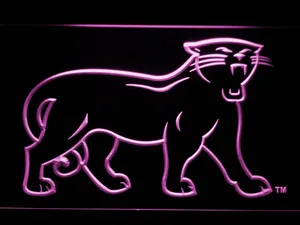 Carolina Panthers 1995-2011 Logo LED Neon Sign - Legacy Edition