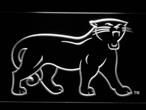 Carolina Panthers 1995-2011 Logo LED Neon Sign - Legacy Edition