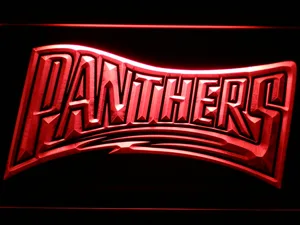 Carolina Panthers 1995 Text LED Neon Sign - Legacy Edition