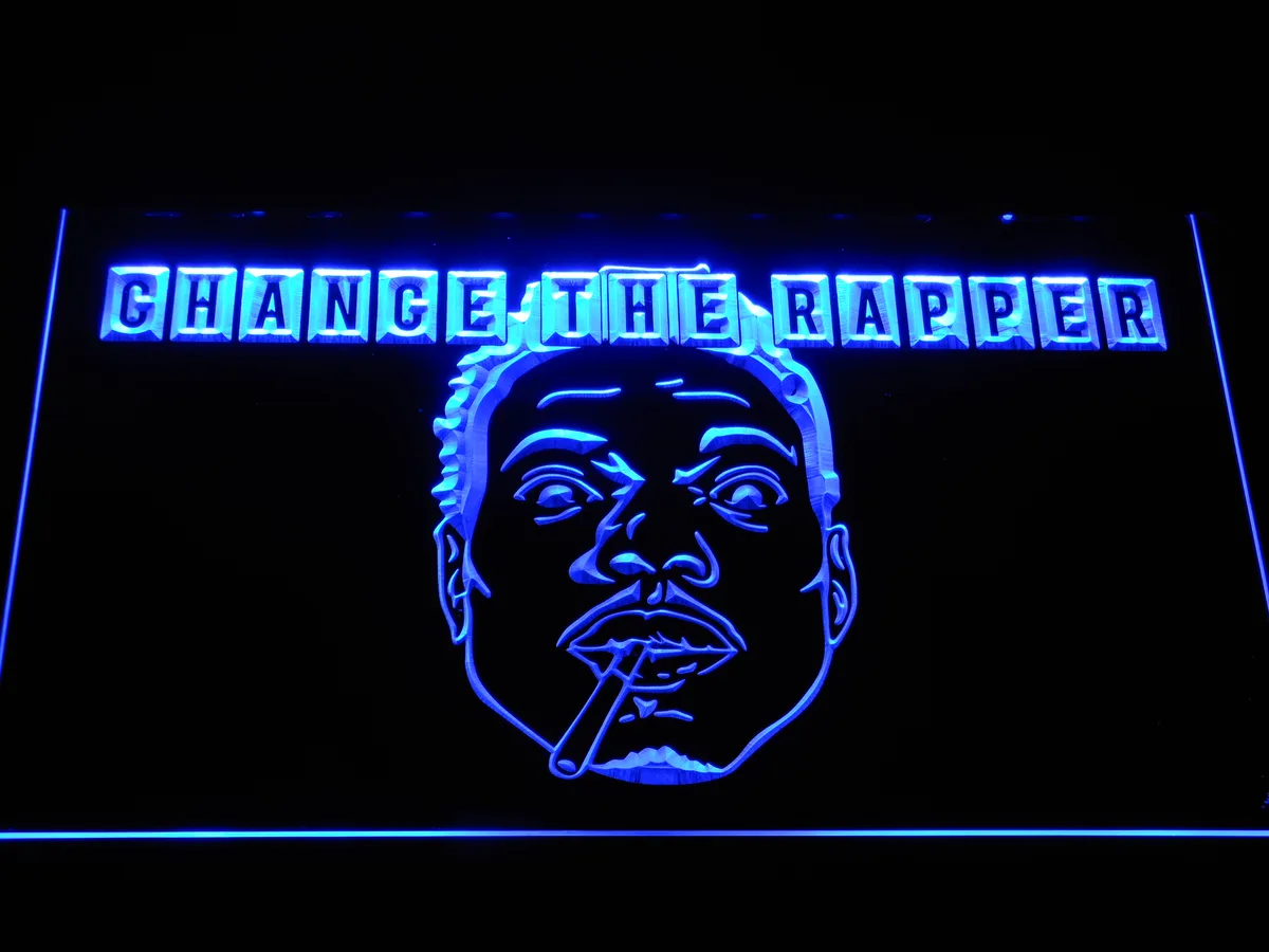 Chance the Rapper LED Neon Sign