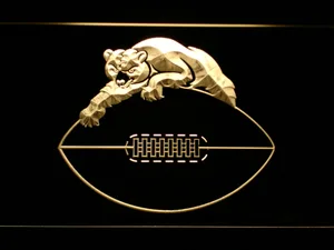 Chicago Bears 1946-1973 Logo LED Neon Sign - Legacy Edition
