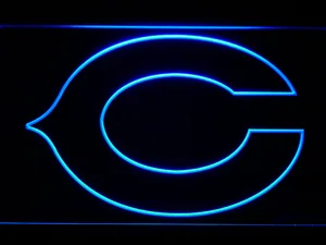 Chicago Bears 1962-1973 Logo LED Neon Sign - Legacy Edition