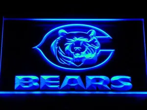 Chicago Bears Bear LED Neon Sign