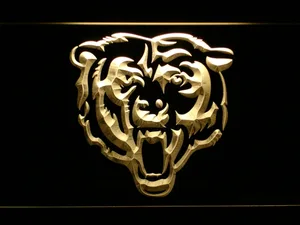 Chicago Bears Bear Logo LED Neon Sign