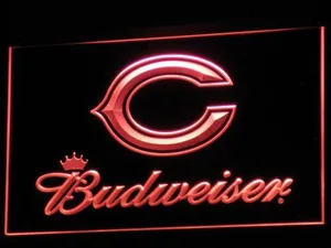 Chicago Bears Budweiser LED Neon Sign