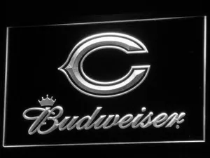 Chicago Bears Budweiser LED Neon Sign
