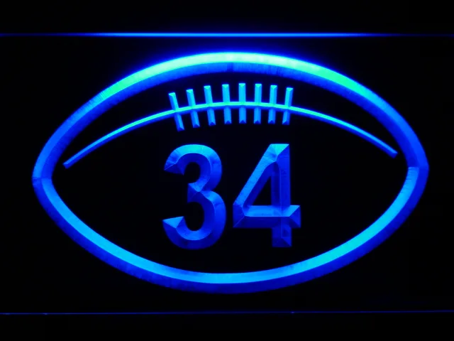Chicago Bears Walter Payton Memorial LED Neon Sign - Legacy Edition