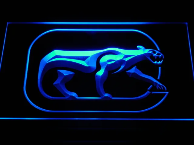 Chicago Cougars LED Neon Sign - Legacy Edition