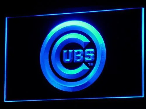 Chicago Cubs Logo LED Neon Sign