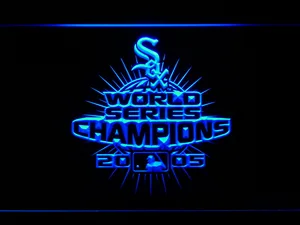 Chicago White Sox 2005 Champion Logo B LED Neon Sign - Legacy Edition