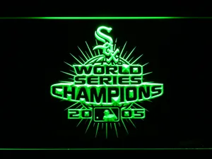 Chicago White Sox 2005 Champion Logo B LED Neon Sign - Legacy Edition