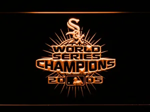 Chicago White Sox 2005 Champion Logo B LED Neon Sign - Legacy Edition