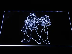 Chip 'n' Dale LED Neon Sign