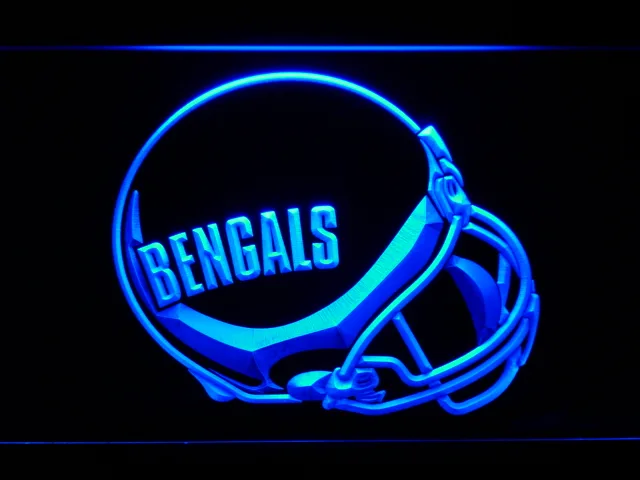 Cincinnati Bengals 1980 Helmet LED Neon Sign - Legacy Edition