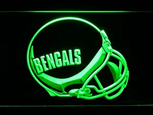 Cincinnati Bengals 1980 Helmet LED Neon Sign - Legacy Edition